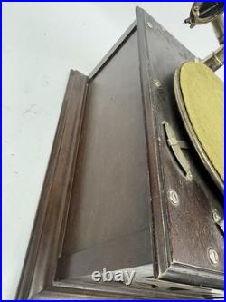 Vintage Phonograph Turntable Record Player Silvertone Thomas Edison Pahe