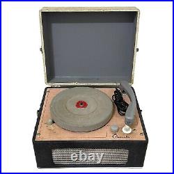 Vintage Phonola 355 Phonograph Portable Record Player Waters Conley Inc READ