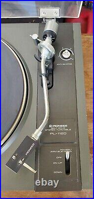 Vintage Pioneer PL-112D Belt Drive Stereo Turntable LP Vinyl Record Player