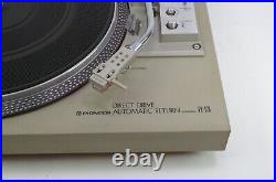 Vintage Pioneer PL-518 Direct Driver Automatic Return Turntable Record Player
