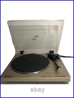 Vintage Pioneer PL-7 Stereo Turntable Record Player Tested For Power And Spin