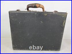 Vintage Pollyanna Green Silver Phonograph Record Player Swiss Made (TESTED)