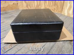 Vintage Portable Wind-Up Victrola Phonograph Talking Machine Record Player
