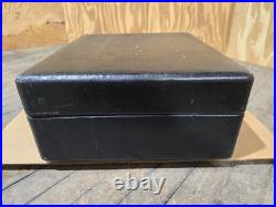 Vintage Portable Wind-Up Victrola Phonograph Talking Machine Record Player