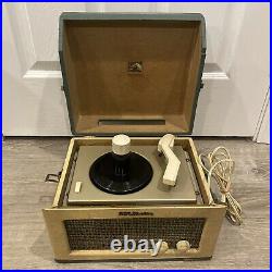 Vintage RCA VICTROLA Victor Phonograph Record Player FOR PARTS / REPAIR