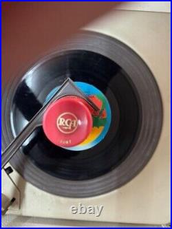 Vintage RCA Vacuum Tube Suitcase Record Player 16, 45, 33, & 78 rpm All original Vintage RCA Vacuum Tube Suitcase Record Player 16, 45, 33, & 78 rpm All original