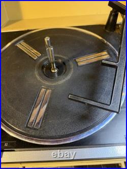 Vintage RCA Vibra Portable Turntable Record Player Suitcase Tested Working Rare