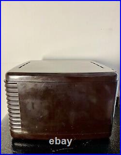 Vintage RCA Victor Bakelite Phonograph Record Player Model 45-EY-3 Powers On