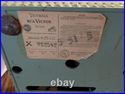 Vintage RCA Victor Model 6-JY-1c Turntable Record Player 45 Single Vinyl
