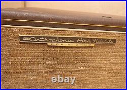 Vintage RCA Victor Orthophonic High Fidelity Phonograph Vinyl Record Player