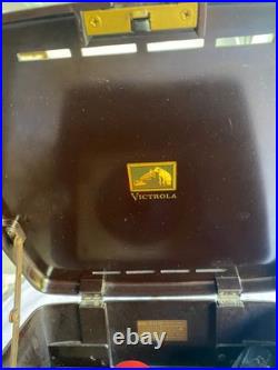 Vintage RCA Victor Victrola Bakelite 45 Record Player Phonograph Tested Works