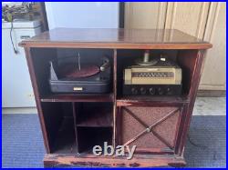 Vintage RCA Victor Victrola Record Radio Phonograph Player A-108 for Restore Vintage RCA Victor Victrola Record Radio Phonograph Player A-108 for Restore