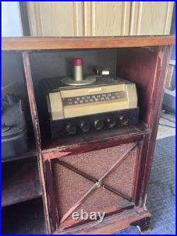 Vintage RCA Victor Victrola Record Radio Phonograph Player A-108 for Restore Vintage RCA Victor Victrola Record Radio Phonograph Player A-108 for Restore