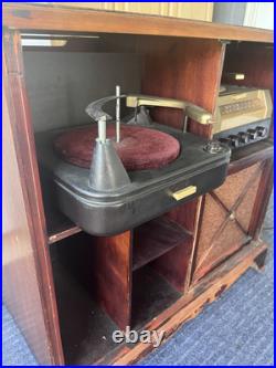 Vintage RCA Victor Victrola Record Radio Phonograph Player A-108 for Restore Vintage RCA Victor Victrola Record Radio Phonograph Player A-108 for Restore