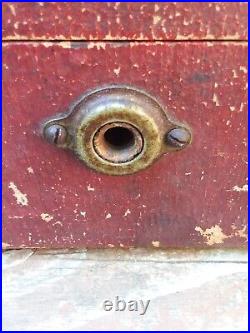 Vintage ROXY Portable Hand Crank Phonograph Record Player in Working Condition