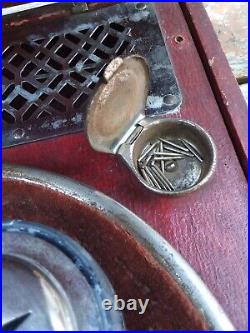 Vintage ROXY Portable Hand Crank Phonograph Record Player in Working Condition