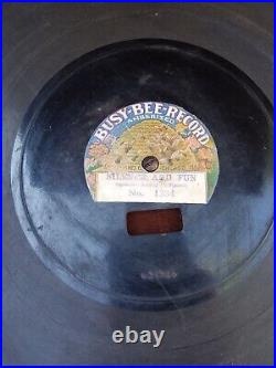 Vintage ROXY Portable Hand Crank Phonograph Record Player in Working Condition