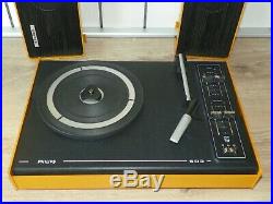Vintage Rare 70s. Portable Record Player 603 Philips 22GF603/03E Perfect looks