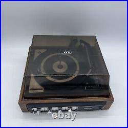 Vintage Rare Soundesign 4236 E Automatic Turntable Record Player Wood Case