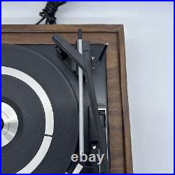 Vintage Rare Soundesign 4236 E Automatic Turntable Record Player Wood Case