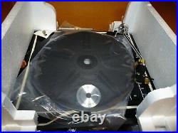 Vintage Record Player BSR Quanta 350SX Turntable Base Dust cover Phonograph
