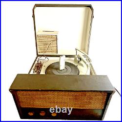 Vintage Record Player General Electric Portable Phonograph GE RP-1531 RARE Vintage Record Player General Electric Portable Phonograph GE RP-1531 RARE