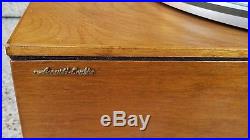 Vintage Rek O Kut K-33H Turntable Record Player Acousti-Crafts Wooden Plinth