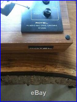 Vintage Rotel Rp-2500 Turntable Record Player Very Nice Works Great