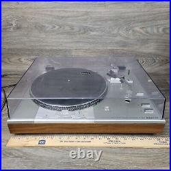 Vintage SANYO TP1030 TURNTABLE RECORD PLAYER Auto/Direct Drive Wood Grain