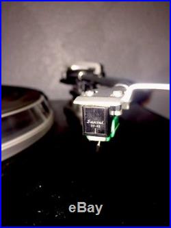 Vintage Sansui SR-838 Turntable Record Player Direct Drive Quartz Locked SV-43
