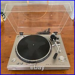 Vintage Sansui Turntable SR-535 Direct Drive With Lid Record Player
