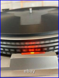 Vintage Sansui Turntable SR-535 Direct Drive With Lid Record Player