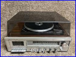 Vintage Sears AM/FM Stereo System Cassette Recorder & Turn Table Record Player