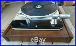 Vintage Serviced THORENS TD-124 Record Player Turntable Switzerland WORKING
