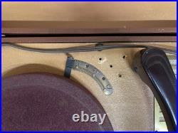 Vintage Silvertone Suitcase Record Phonograph Player 33 45 78 RPM with AM Radio