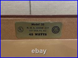 Vintage Silvertone Suitcase Record Phonograph Player 33 45 78 RPM with AM Radio