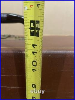 Vintage Silvertone Suitcase Record Phonograph Player 33 45 78 RPM with AM Radio