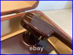 Vintage Silvertone Suitcase Record Player Phonograph Powers On Spins