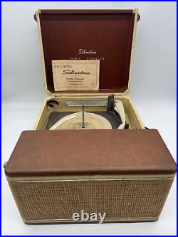 Vintage Silvertone Suitcase Tube Record Player 6244 Manual Restoration Project