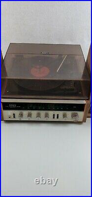 Vintage Sony HP-210A Stereo Music System Solid State Record Player AM/FM WORKS
