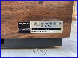 Vintage Sony PS-3000A Stereo Turntable Record Player System with Sony PUA Tonearm