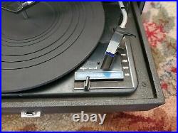 Vintage Sylvania Exponent 4/60 Portable stereo AM FM Record Player Garrard