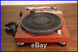 Vintage Tannoy / Micro TM55DD Direct Drive Turntable Record Player Wooden Base