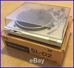 Vintage Technics Japan SL-D2 Direct Drive Automatic Turntable Record Player