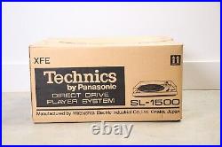 Vintage Technics SL-1500 turntable record player no headshell