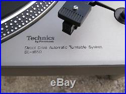 Vintage Technics SL-1650 Direct Drive Automatic Turntable Record Player Spindle