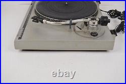 Vintage Technics SL-B2 Turntable Record Player with Clear Lid Works But READ
