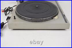 Vintage Technics SL-B2 Turntable Record Player with Clear Lid Works But READ