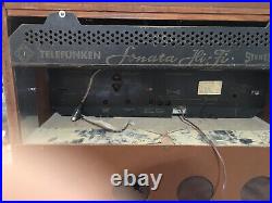 Vintage Telefunken Sonata Radio Tuner Record Player