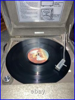 Vintage The Voice of Music Model 270 Portable Record Player Turntable Vinyl